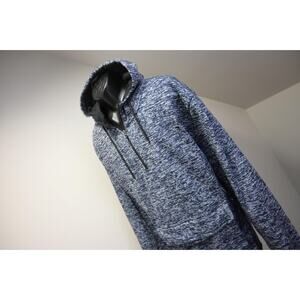 English Laundry Hoodie Sweater Gray/Blue Cotton Polyester Mens Size 4XL